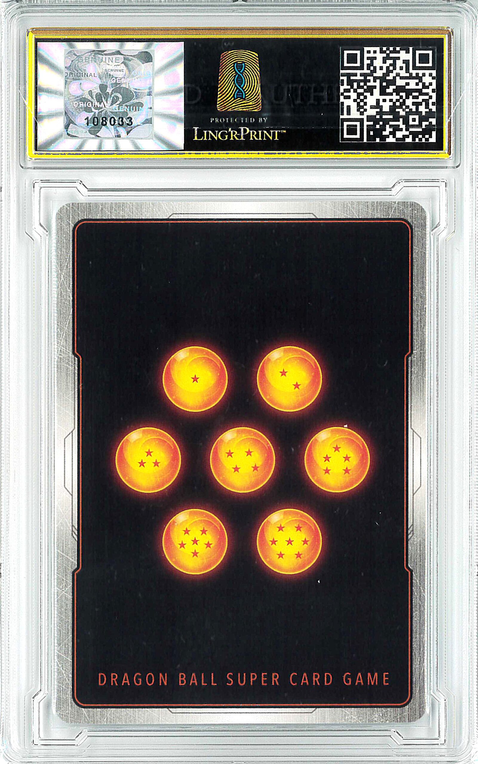 Zen-Oh, Cosmic Unison — BT10 Unison Warrior (Grade: 8) back