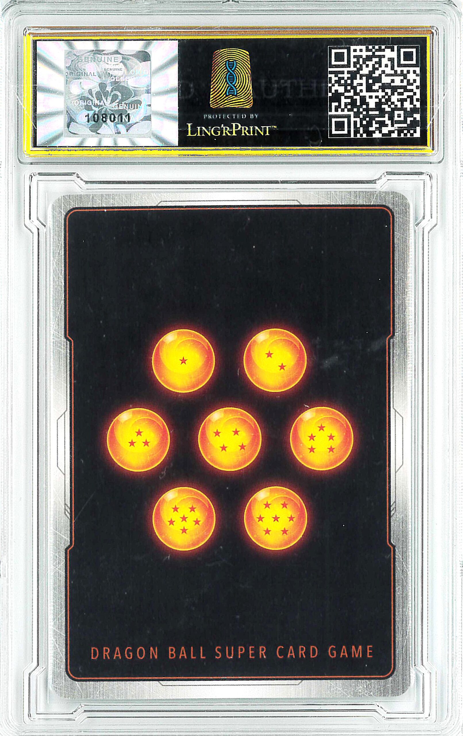 Krillin, Wish After Conflict — BT25 Legend of the Dragon Balls (Grade: 10) back